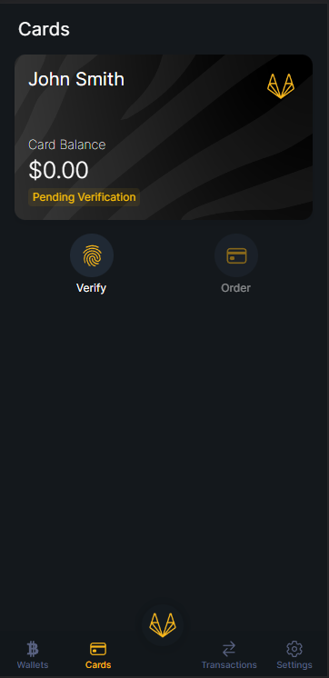 Debit Card Registration